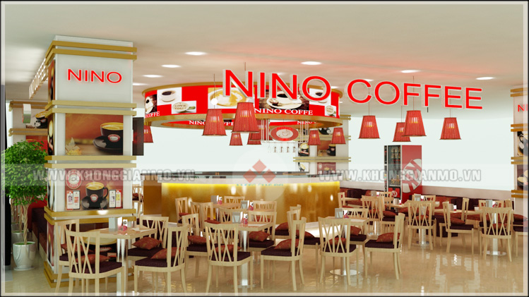 thi cong quan cafe nino